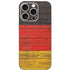 German Flag Dark Wood iPhone 16 Pro Skin